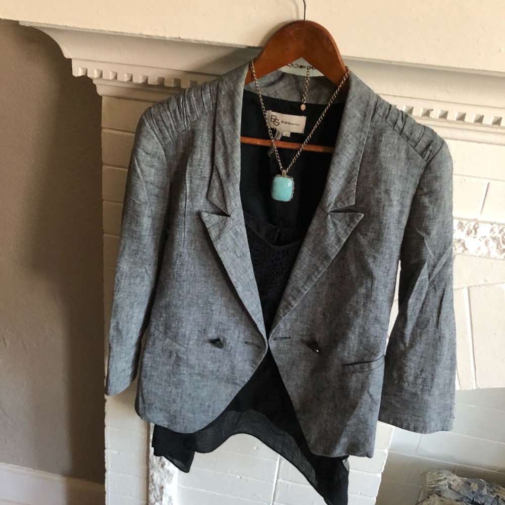 BGBGeneration short grey blazer
